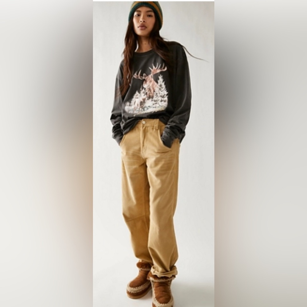 Free people NWT faye corduroy pants